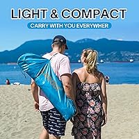 Vista 6 de Leedor Tienda de campaña de playa, refugio instantáneo, sombrilla de playa fácil con UPF 50+ UV, portátil, resistente al viento, pantalla