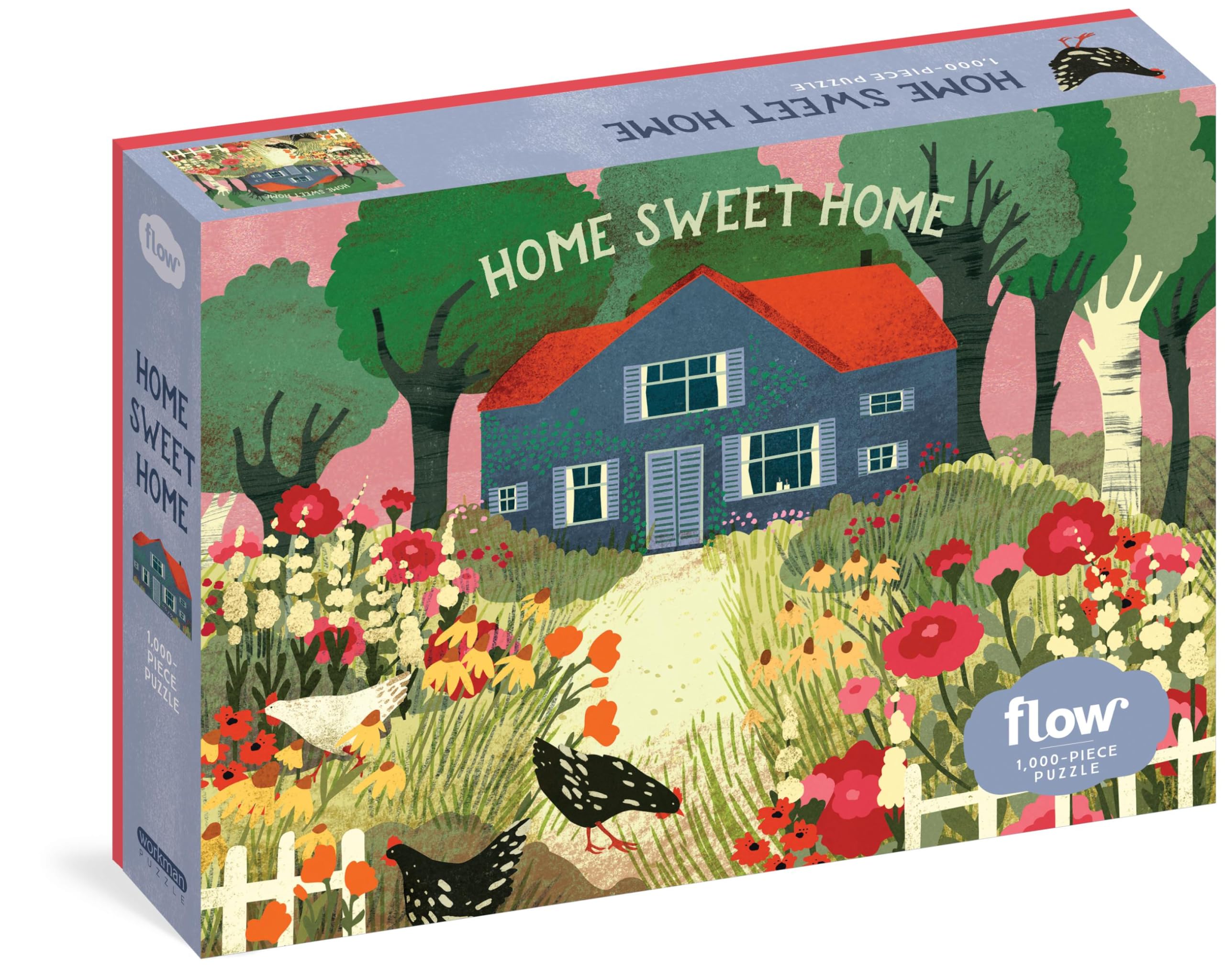 Home Sweet Home 1,000-Piece Puzzle: (Flow) for Adults Families Picture Quote Mindfulness Game Gift Jigsaw 26 3/8” x 18 7/8” (Workman Jigsaw Puzzles)