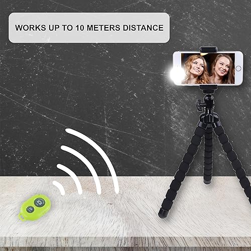 Miniatura 5 de CamKix control remoto inalámbrico para cámara con obturación y Bluetooth para teléfonos inteligentes – crea increíbles fotos y autofotos., Verde