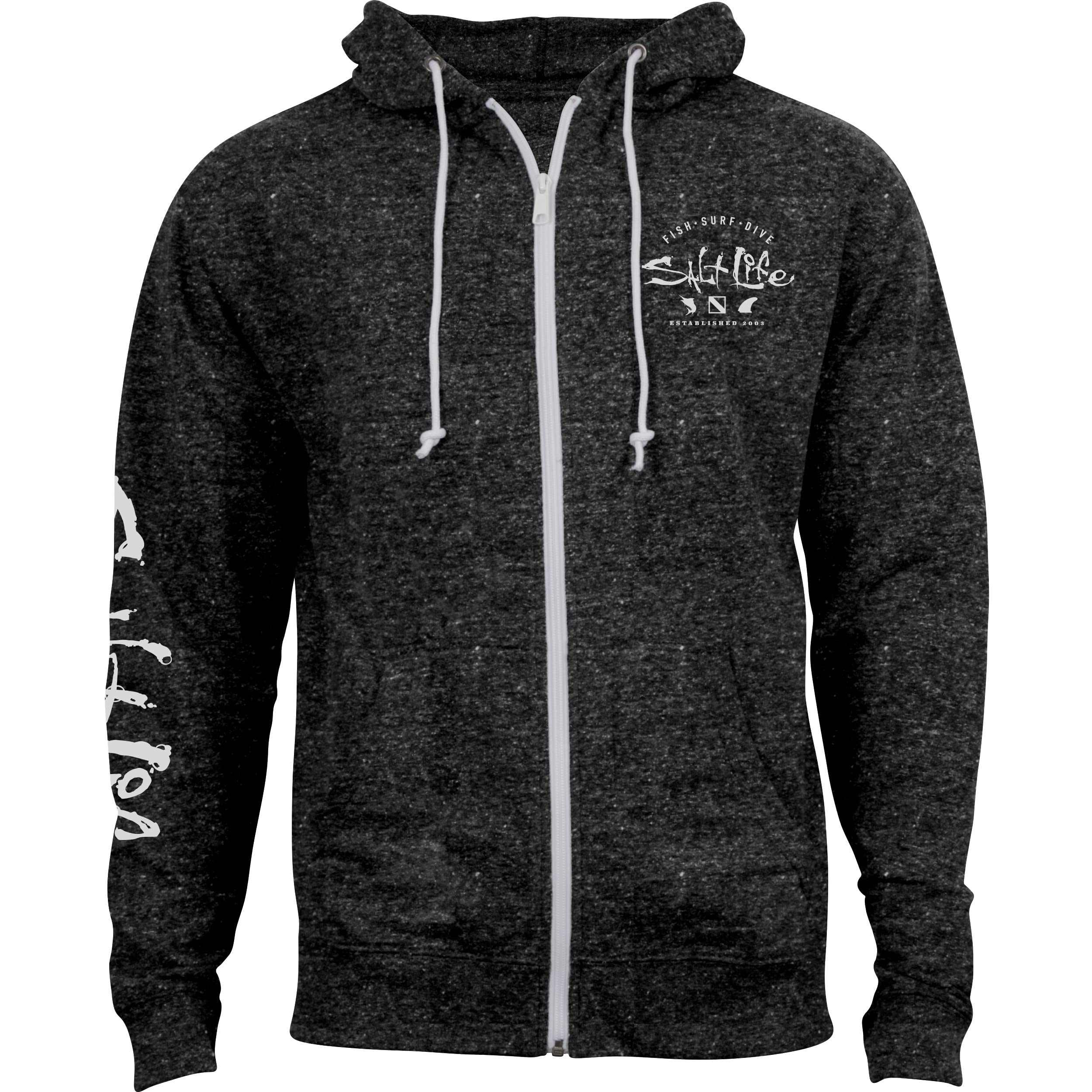 Salt Life Sudadera con Capucha con Cremallera Dry Dock Frontal para Hombre