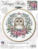 Vista 2 de Kit de punto de cruz con diseño de búho