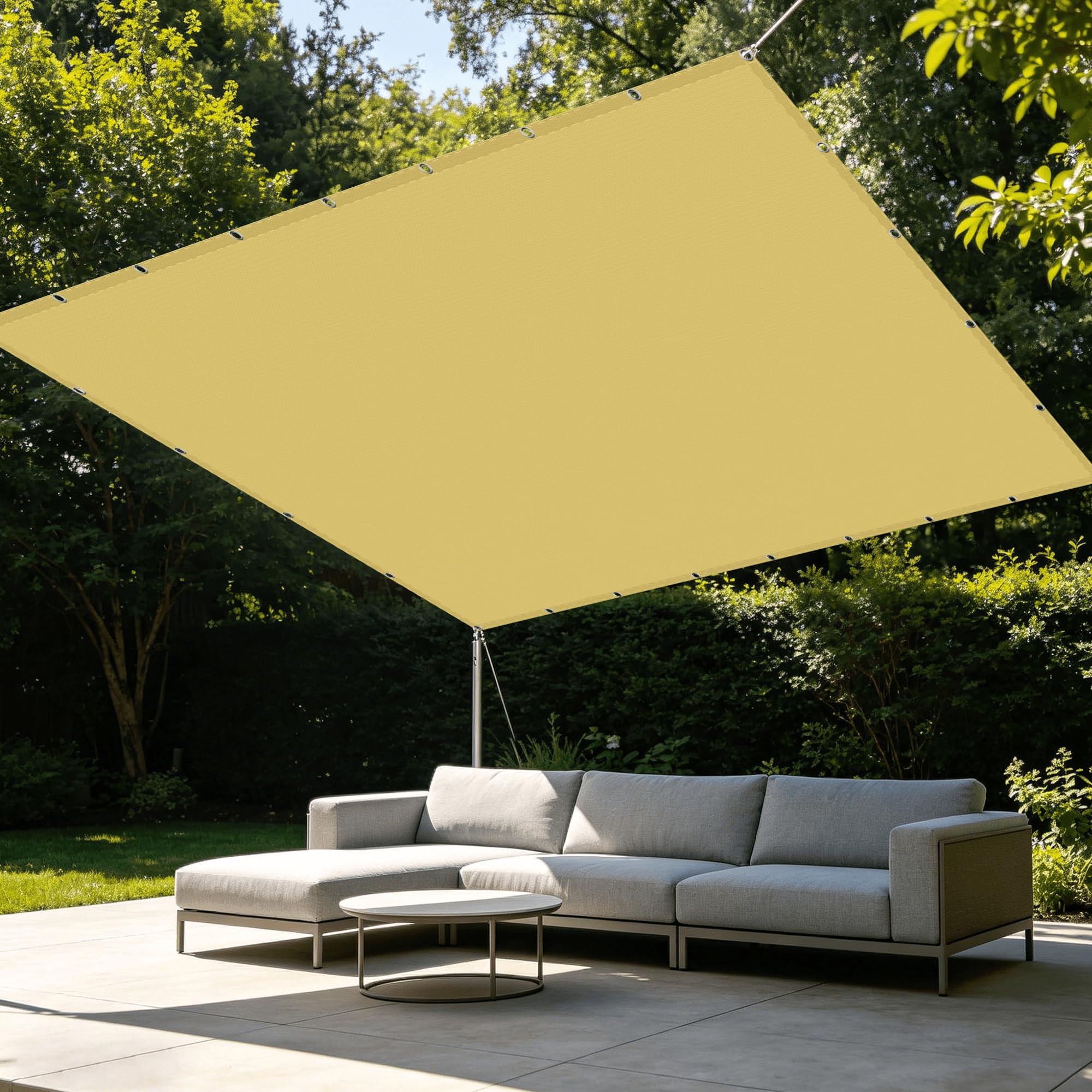 Voile d'ombrage pour éliminer la chaleur sur la terrasse et le balcon