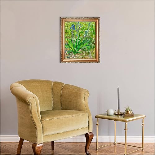 Miniatura 1472 de A&T ARTWORK The Starry Night de Vincent Van Gogh. Tamaño del marco: 36 x 30 pulgadas, tamaño de la imagen: 30 x 24 pulgadas, reproducciones clásicas