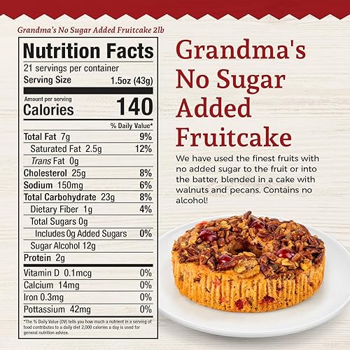 Miniatura 2 de Sin azúcar añadido Grandma 's Fruitcake