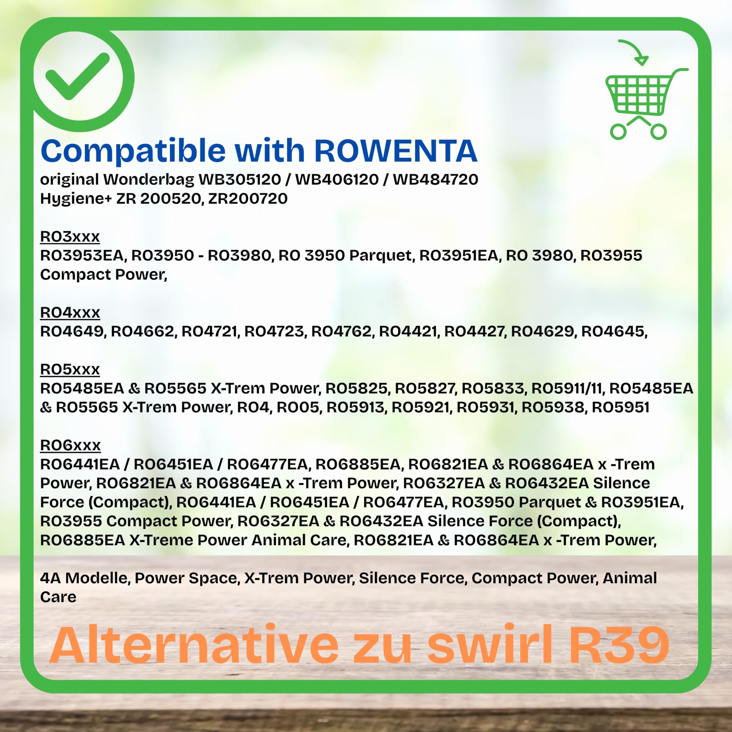 Plateforme Quelques Faire Un Effort Sac Aspirateur Rowenta Ro2321ea Concevoir Di - Foto 7