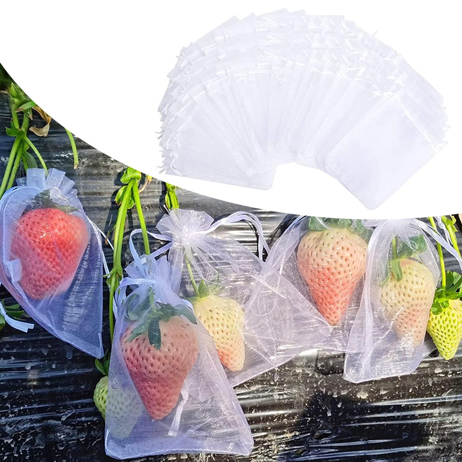 4 Filets Anti Insectes Et Oiseaux Yolistar Avec Fermeture éclair Et