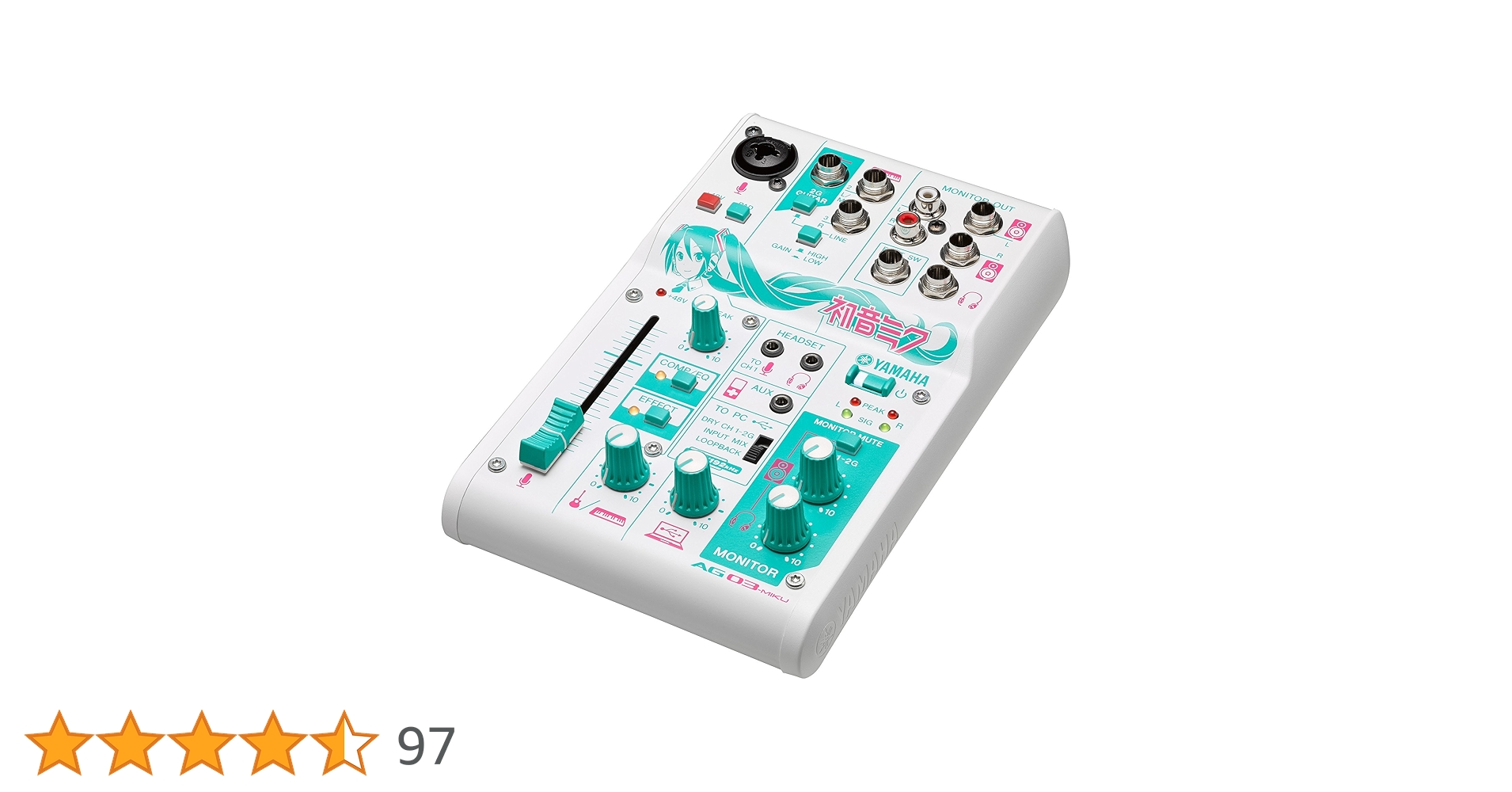 初音ミク ヤマハ YAMAHA AG03 ウェブキャスティングミキサー Amazon | YAMAHA ウェブキャスティングミキサー 3チャンネル