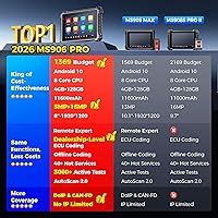 Vista 3 de Autel Escáner MaxiCOM MK906 PRO-TS, actualizado de la herramienta de diagnóstico MS906BT/MS906TS /MS906 PRO, codificación ECU, funciones completas