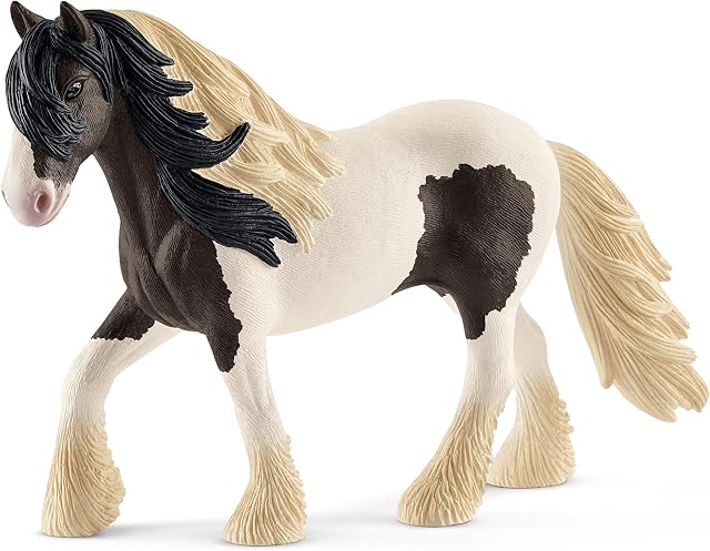 Schleich 13831 Tinker Stallion, Brown,white,yellow