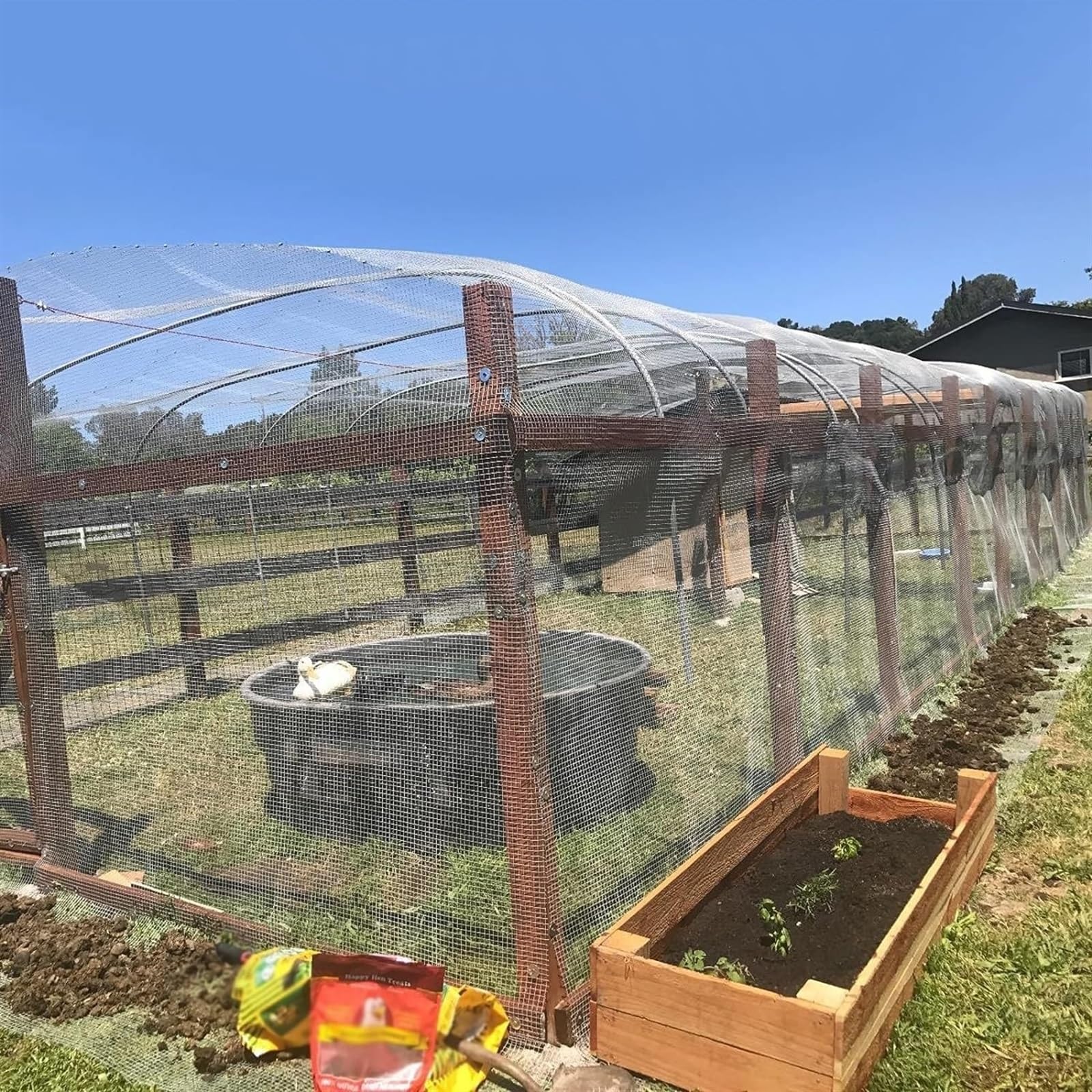 Malla de alambre de acero inoxidable con 8 filtros de malla fina para valla de conejo, 1 x 6 m