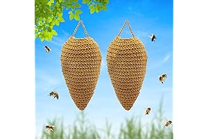 Protect Your Property: 2 Pack Fake Hornet's Nest for Wasp and Hornet Deterrence