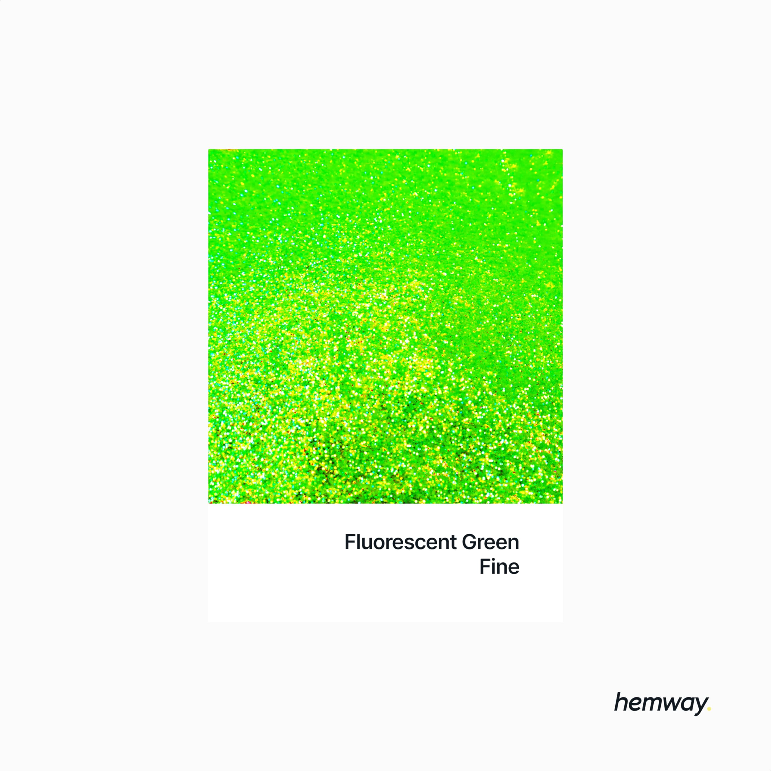 Hemway Glitter Shaker Fluorescent Green 130g x2 Pack Fine, Craft Glitter Shakers for Resin & Epoxy Crafts - Image 2