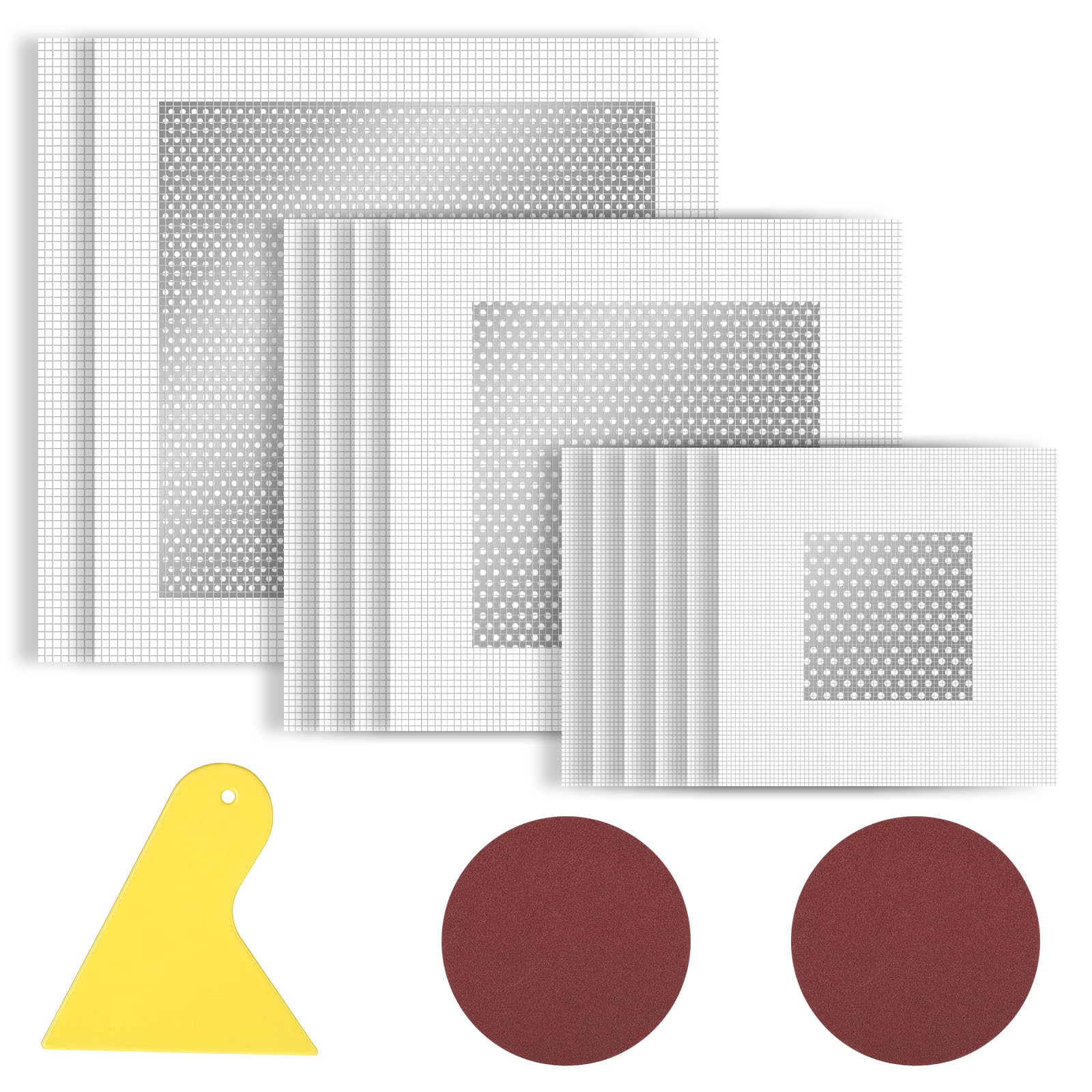 15 Pack Drywall Repair Kit Aluminum Wall Repair Patch Kit 4 6 8 inch Drywall Hole Repairs Patch