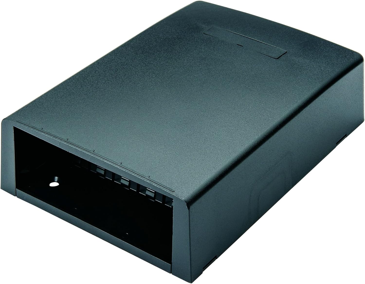 Panduit CBXF12BL-AY 12-Port Surface Mounting Box for LD3/LD5/LD10, Black