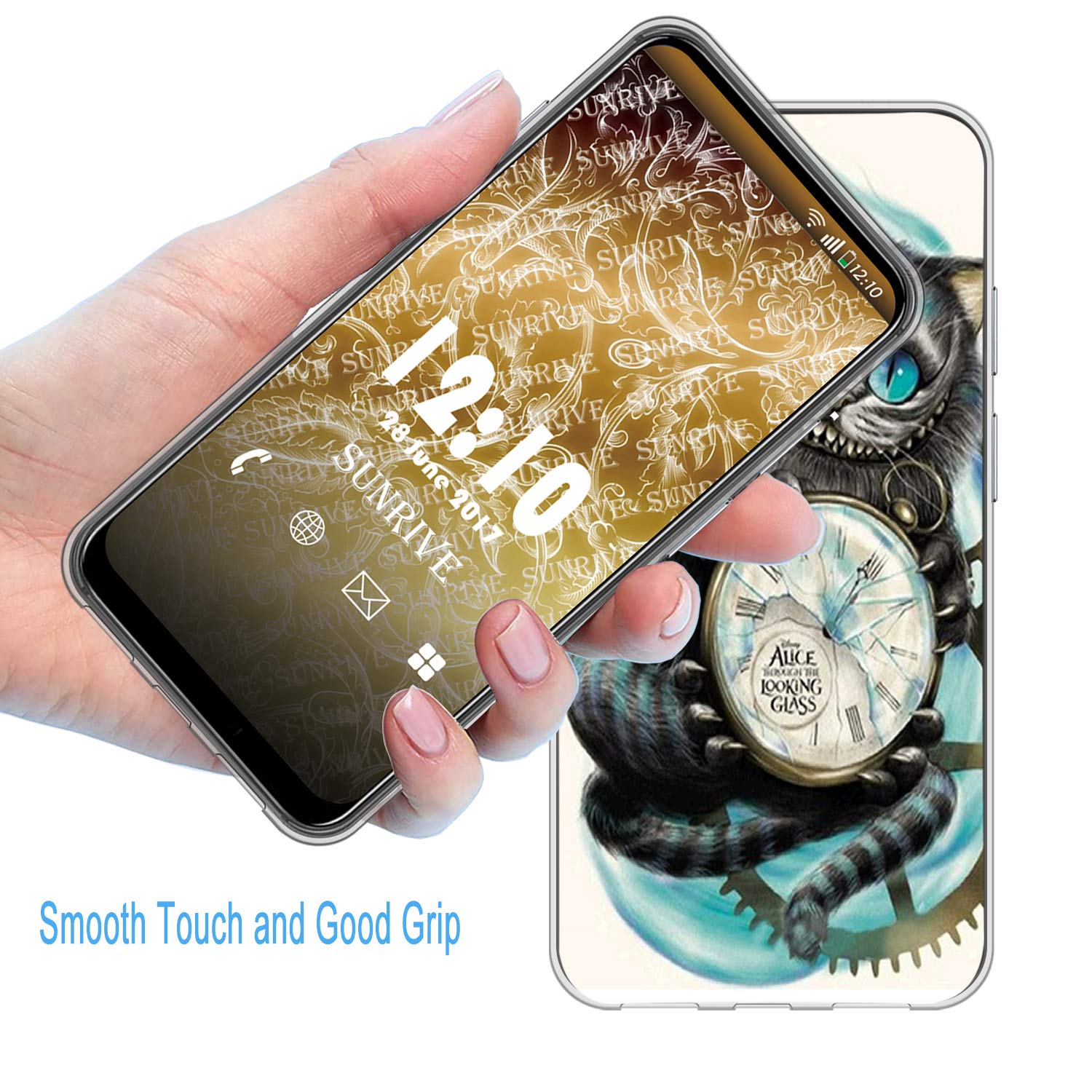 Custodia Per IPhone 5/5S/SE 2016 - Silicone Morbido Con Fiore Rosa, Antigraffio - Foto 5