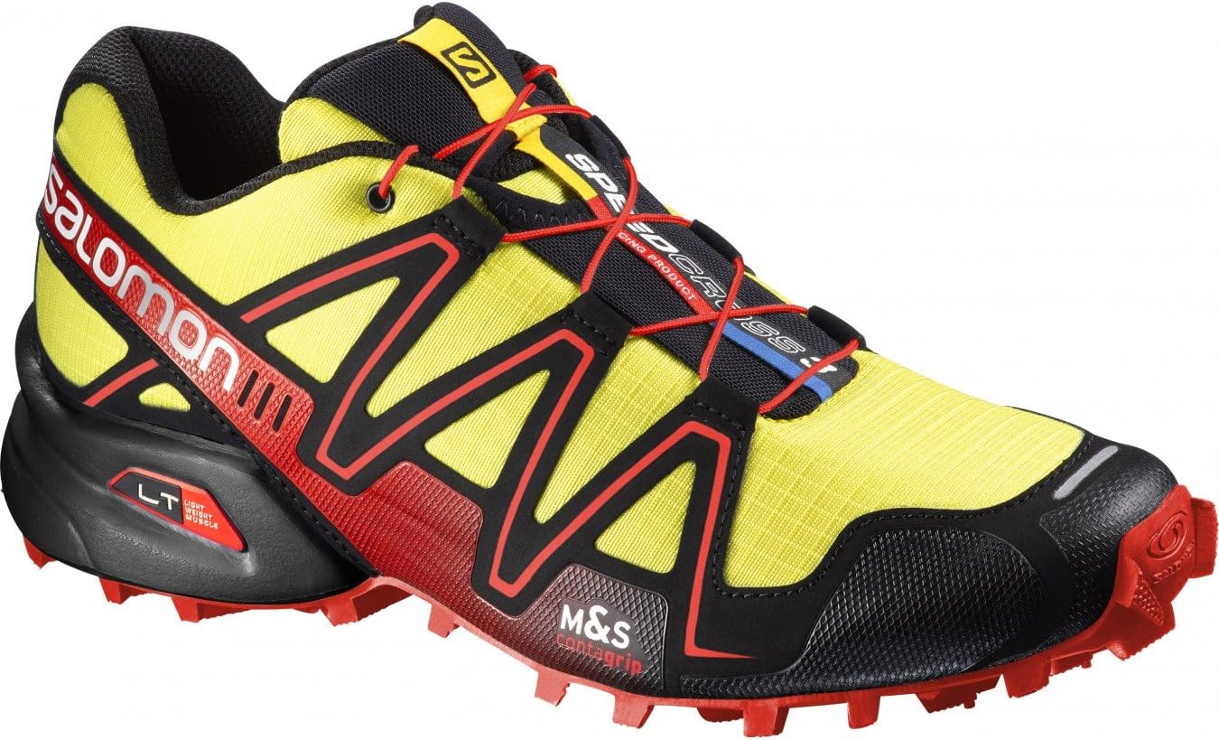 SALOMON Speedcross 3 Yellow/Black, Uomo, Giallo, 42 : Scarpe e borse