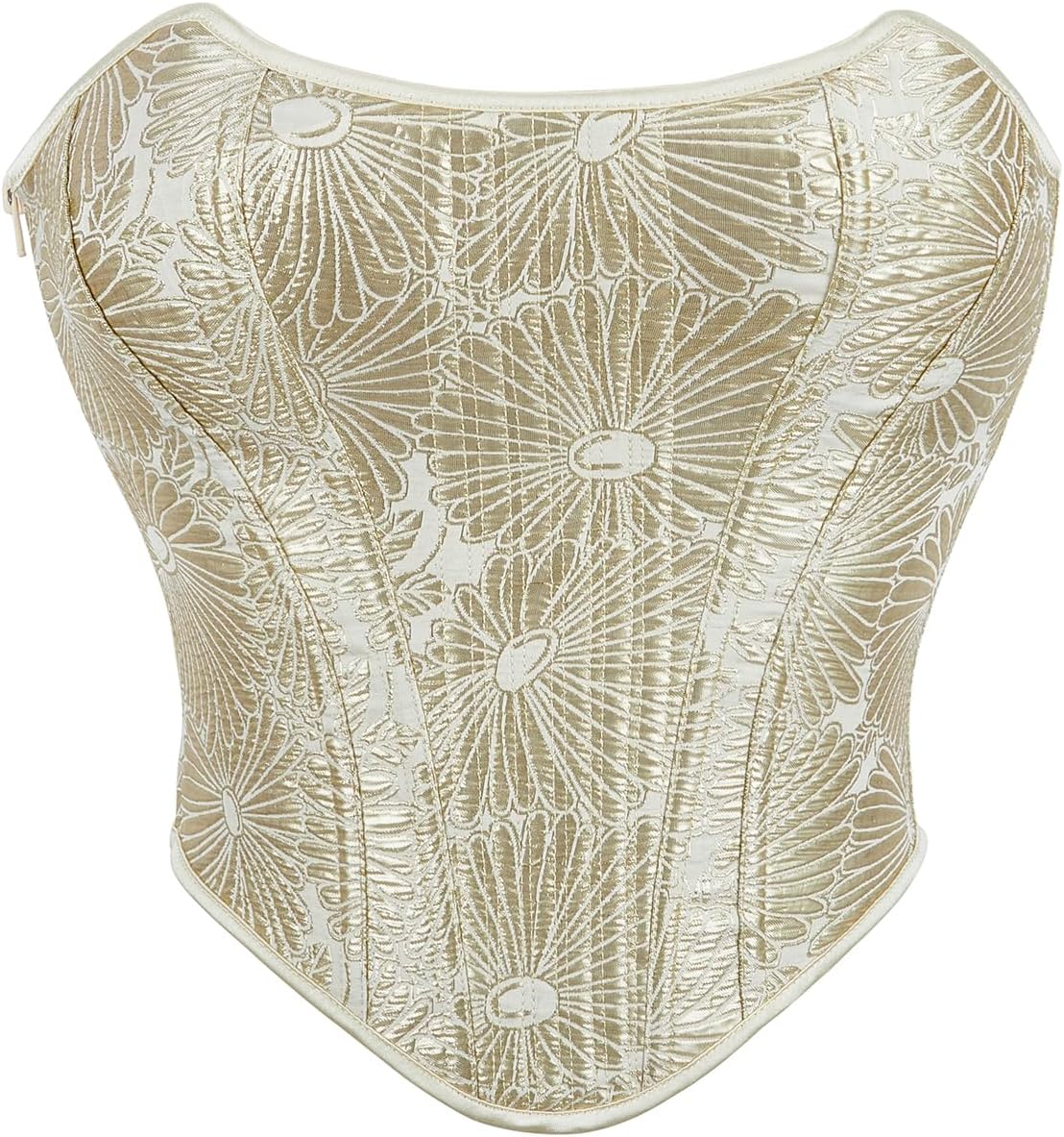 SHYMMUO Women Black Corset Tops Satin Summer Going Out Strapless Bustier Crop Top for Party,Gothic,Halloween Costumes