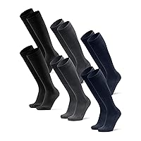 DANISH ENDURANCE Calze Uomo Lunghe in Bambù, Calzettoni Uomo Fibra di Bamboo