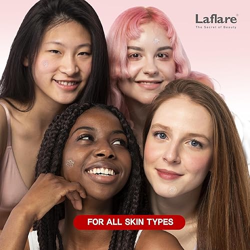Miniatura 8 de Laflare Micropunto de magnesio para manchas de acné. Zit y manchas oscuras de post-imperfección, acné. Magnesio autodisolvible, hidrocoloide, aceite
