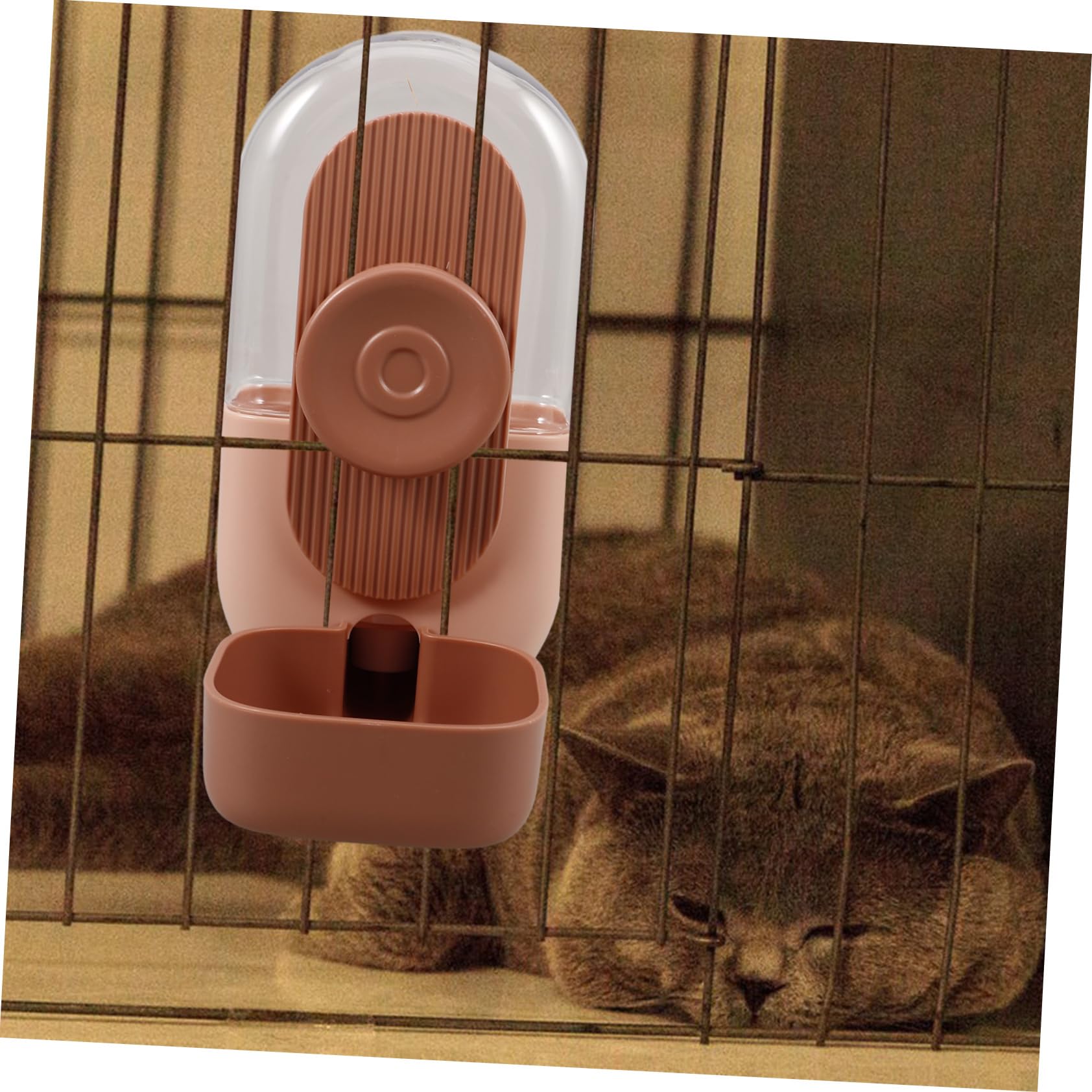 SUPVOX 5pièces Distributeur Automatique Eau pour Animaux Abreuvoir Suspendu pour Chien Et Chat Fontaine Hydratation Pratique Design Antidérapant Fuite pour Cages Et Réduits
