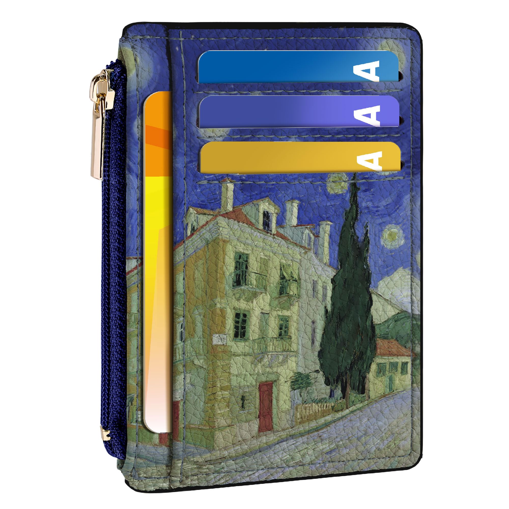 Tipmile Womens Credit Card Holder Wallet, Small Slim RFID Blocking Sleeve