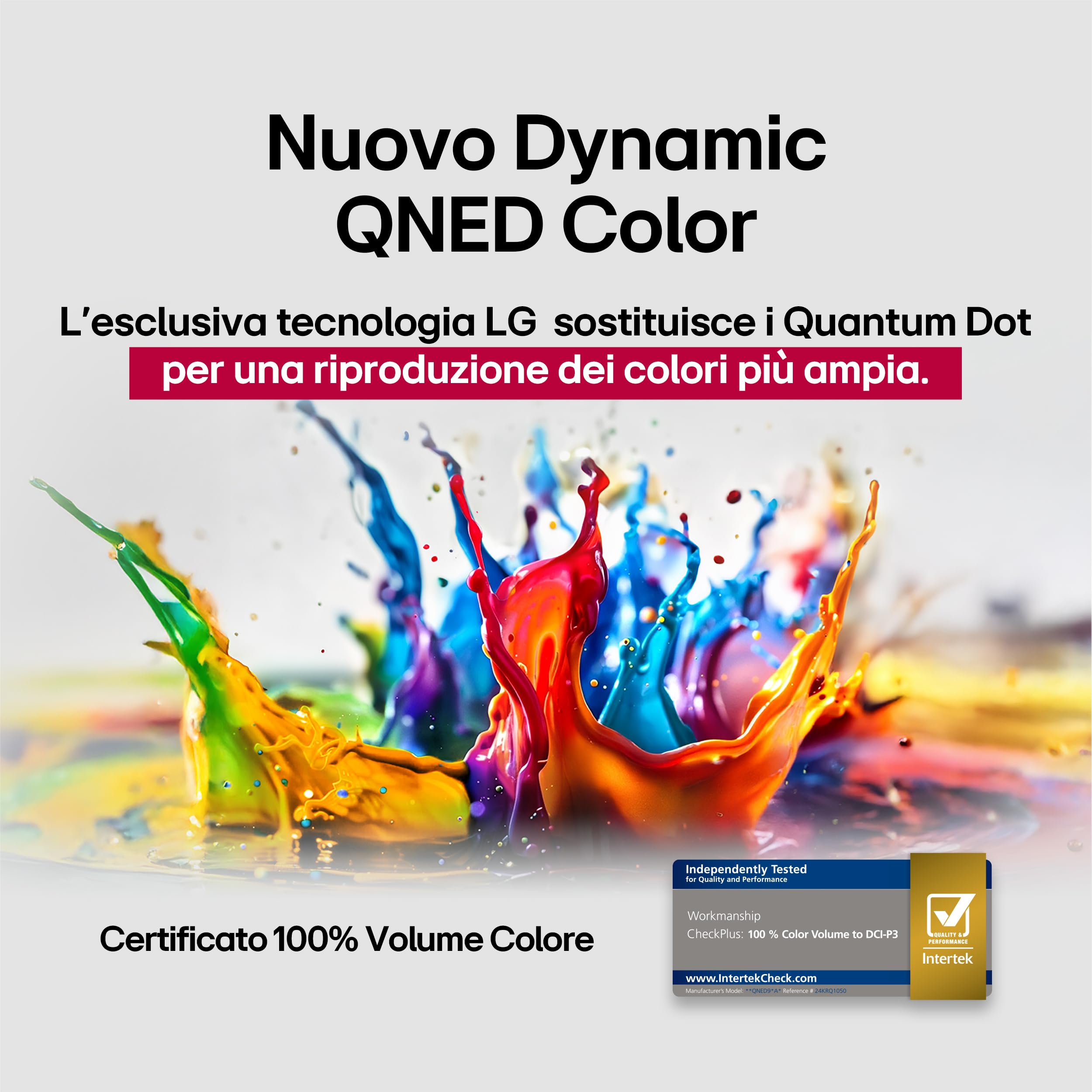LG QNED70 Smart TV 50 pollici 4K, Processore α7 Gen8, Dynamic QNED Color, webOS AI, Gaming VRR 4K@60Hz
