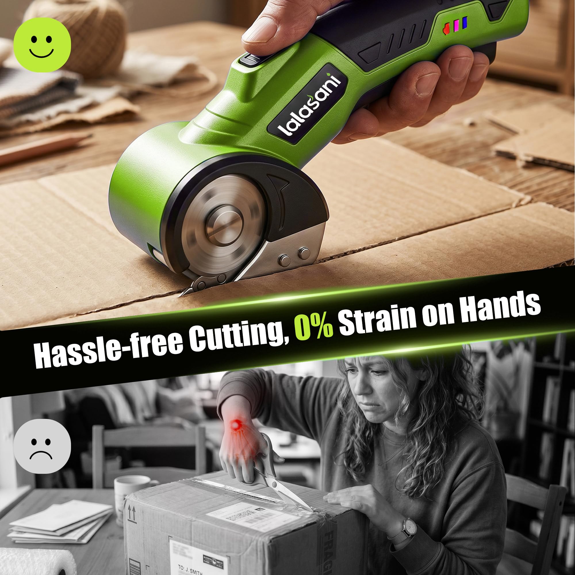 Cordless Electric Scissors - Cut Cardboard & More! -3 Cordless Electric Scissors - Cut Cardboard & More! -3