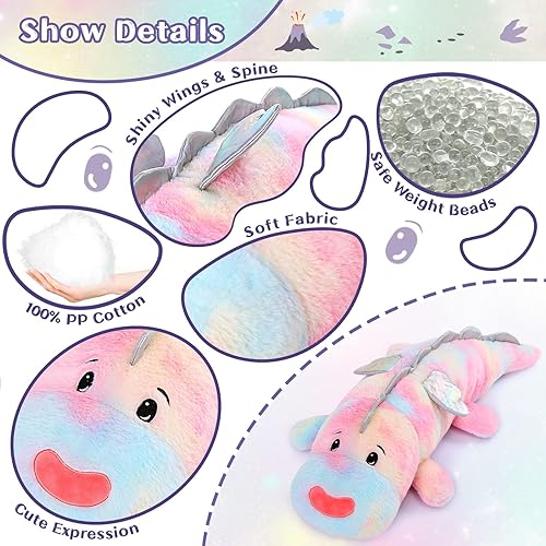 Miniatura 10 de MaoGoLan Almohada de peluche de unicornio grande de 43 pulgadas, almohada de felpa gigante llena de 5.4 libras de algodón, almohada grande de