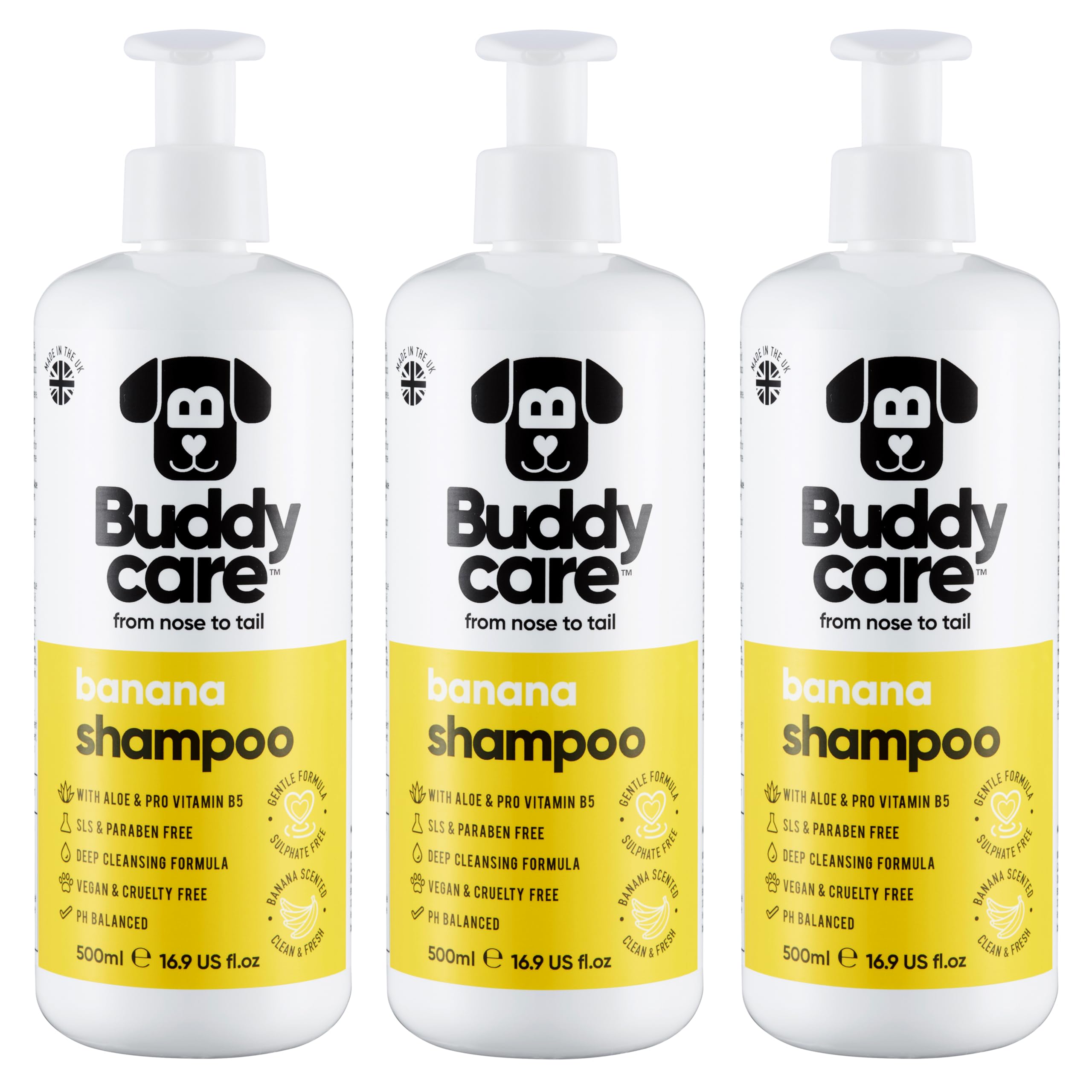 Buddycare Oatmeal Dog Shampoo for Smelly Dogs (16.90oz) - Hypoallergenic & Itch Relief Formula, Gentle on Sensitive Skin, Includes Dog Shampoo and Conditioner - Essential Dog Grooming Supplies — view 64