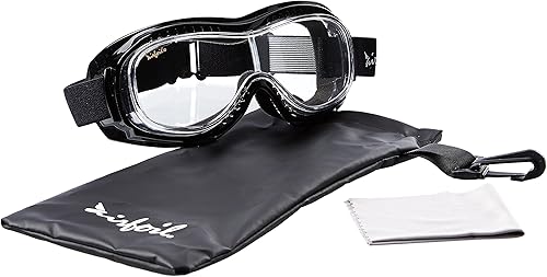 Miniatura 7 de Lentes de seguridad para motociclista, modelo Airfoil con acolchado para colocarse sobre los anteojos, de Pacific Coast