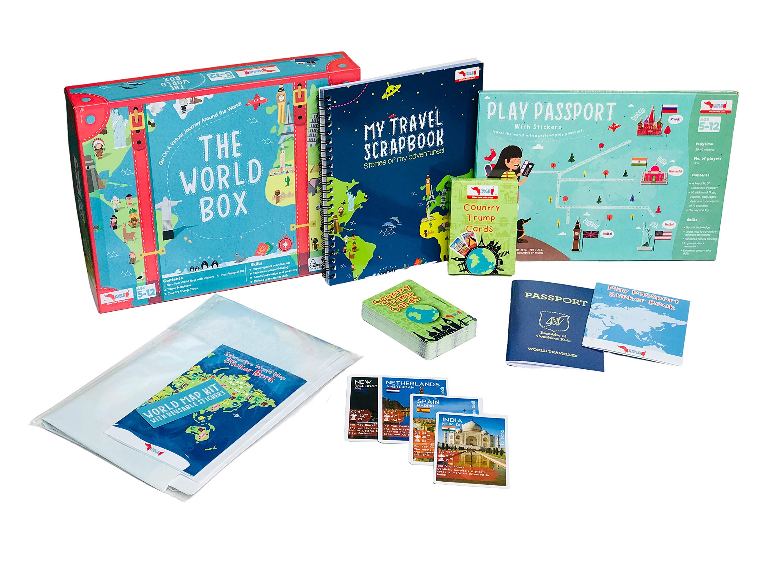 Buy Kids World Box Learn Geography with Activity Box for Kids