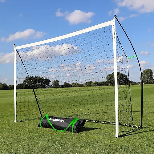 Miniatura 17 de QUICKPLAY Kickster - Gama de portería de fútbol ultra portátil, configuración rápida y fácil, incluye red de fútbol y bolsa de transporte