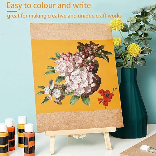 Miniatura 4 de DARENYI Tableros de madera de fibropanel de densidad media A4 para manualidades de 0.079 pulgadas (0.079 in), reemplazo de hojas de madera de