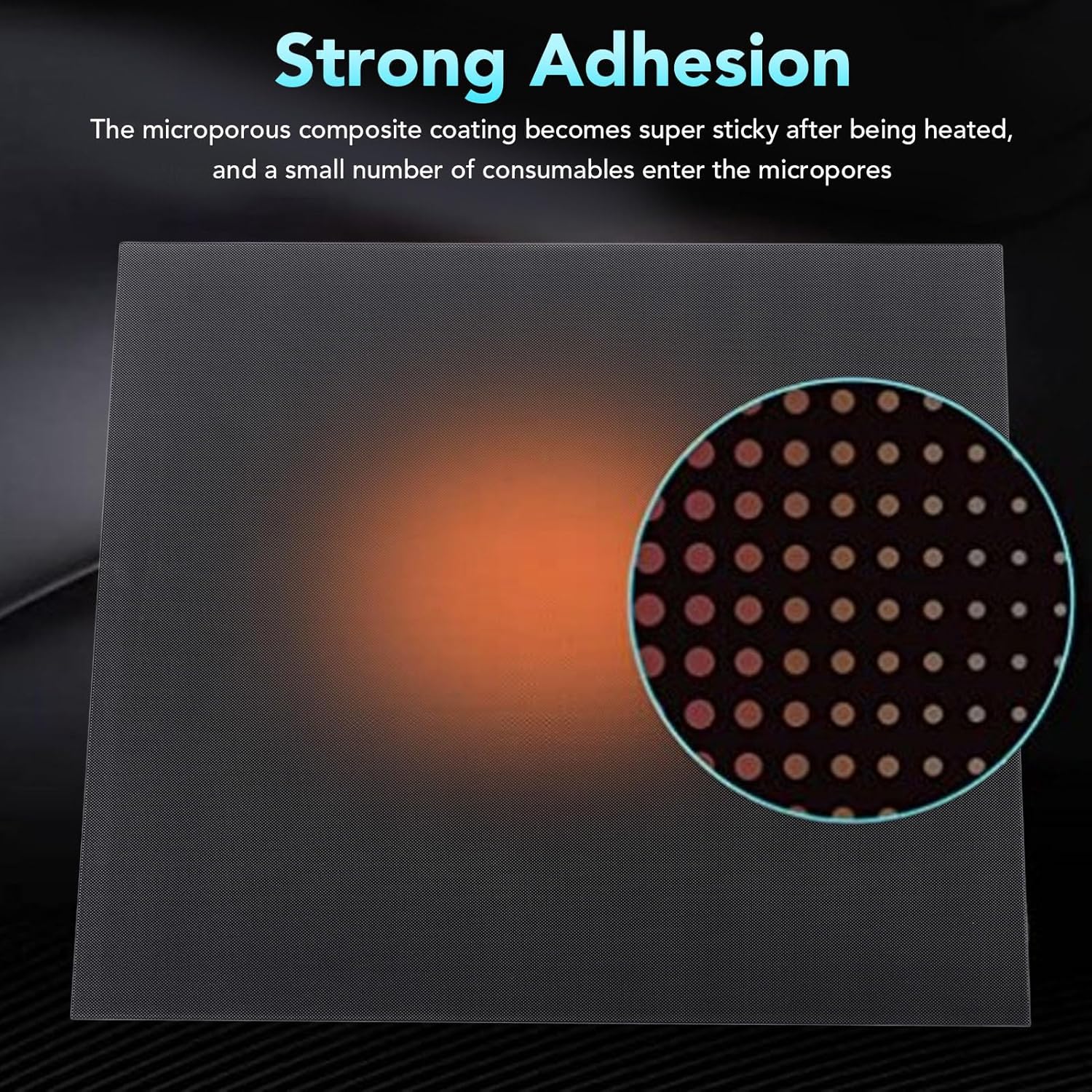 Tempered Glass Build Plate 510x510x4MM High Hardness 3D Printer Print Bed Replacement for Creality CR-10 S5, Comgrow T500