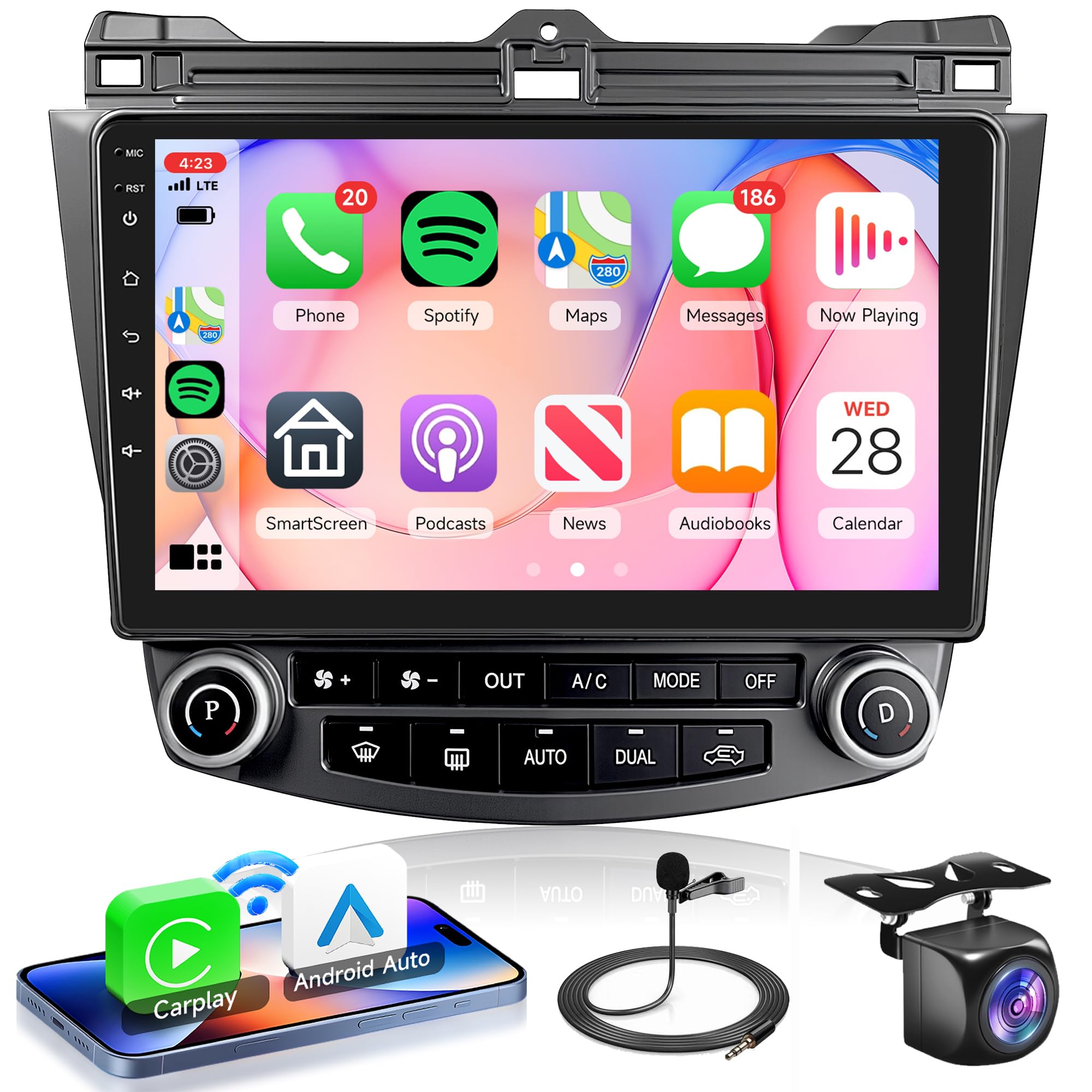 Amazon.com: 4Core 2G+64G Android 15 Rimoody Car Stereo for Honda
