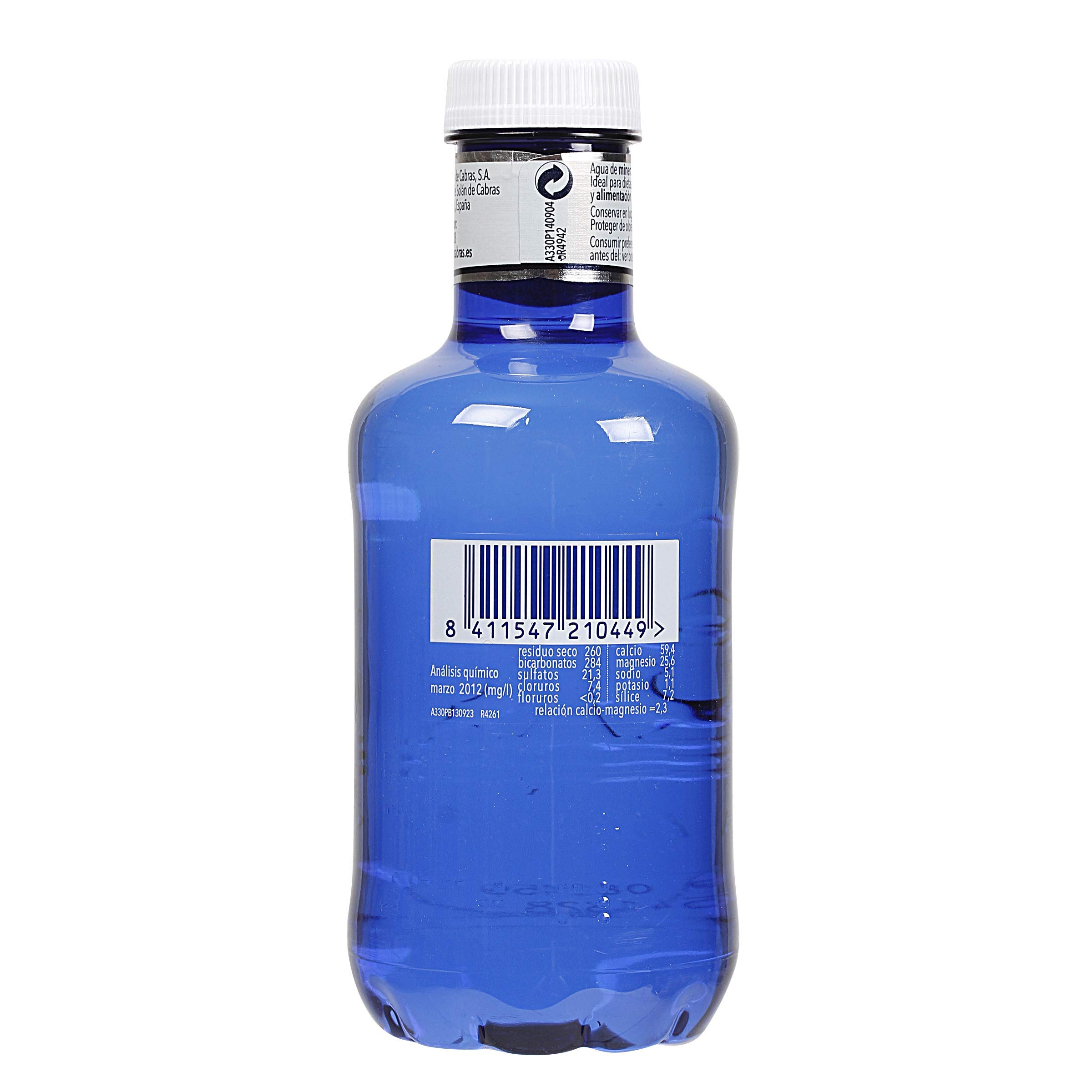 SOLAN DE CABRAS Natural mineral water bottle 33 cl : Amazon.com.be: Grocery