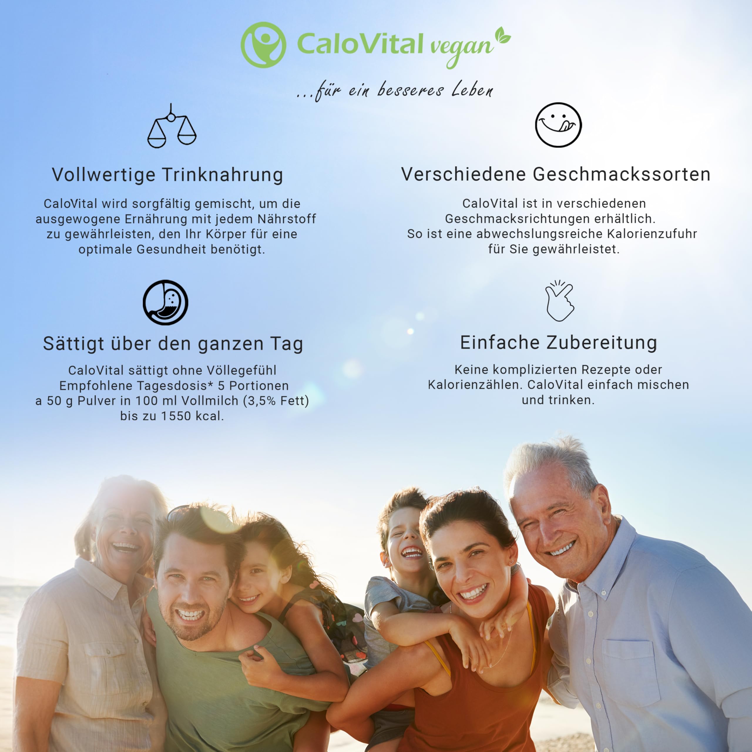 CaloVital Set risparmio di frullati calorici, vaniglia, fragola e cioccolato | Cibo vegano, cibo per astronauti con carboidrati, proteine, vitamine e minerali