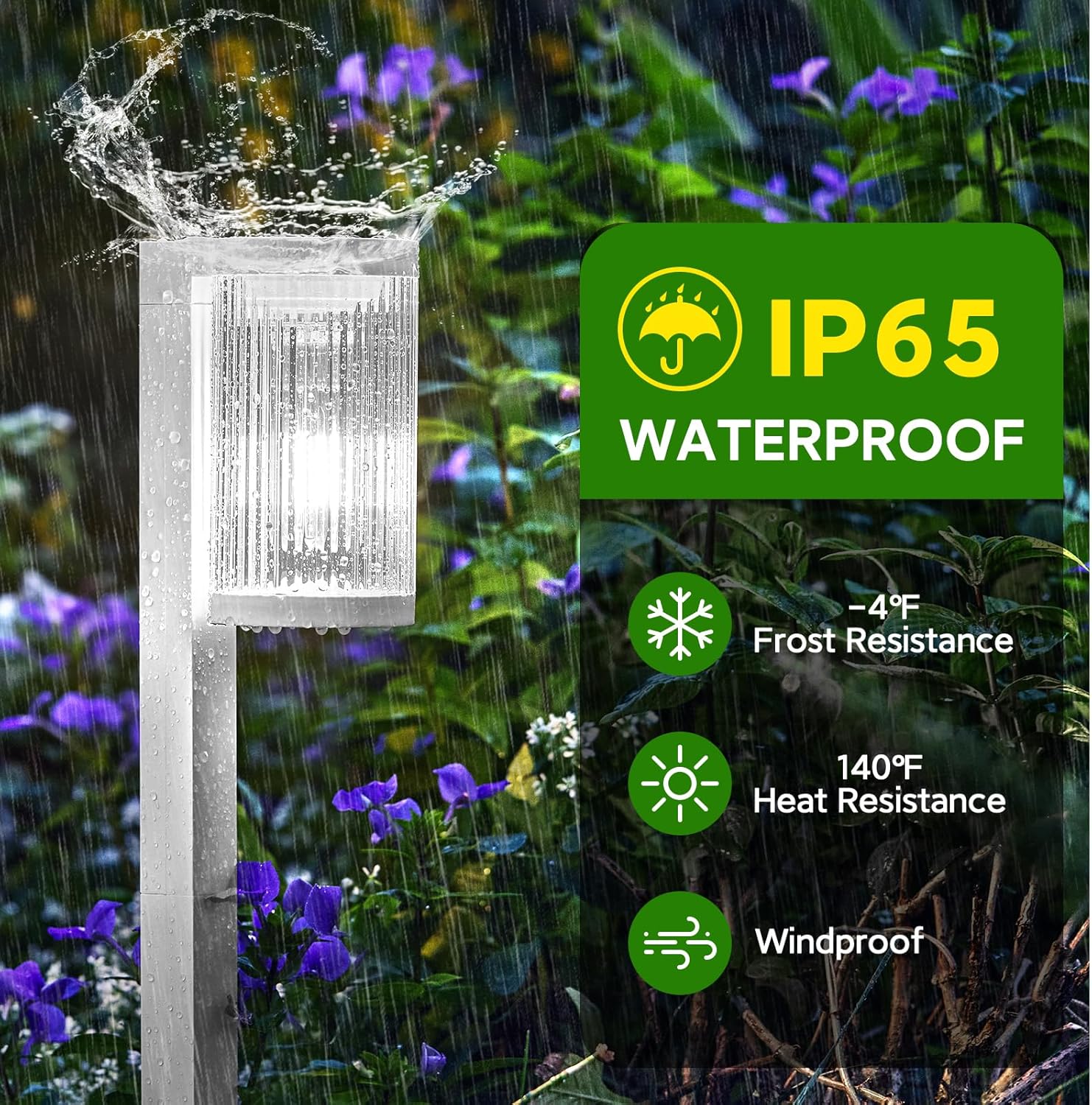 ELECLINK Solar Pathway Lights Outdoor, 6 Pack Upgraded Outdoor Solar Lights for Outside Super Bright Up to 12Hrs, IP65 Waterproof Solar Garden Lights for Yard Landscape Path Walkway Decor(Cool White)