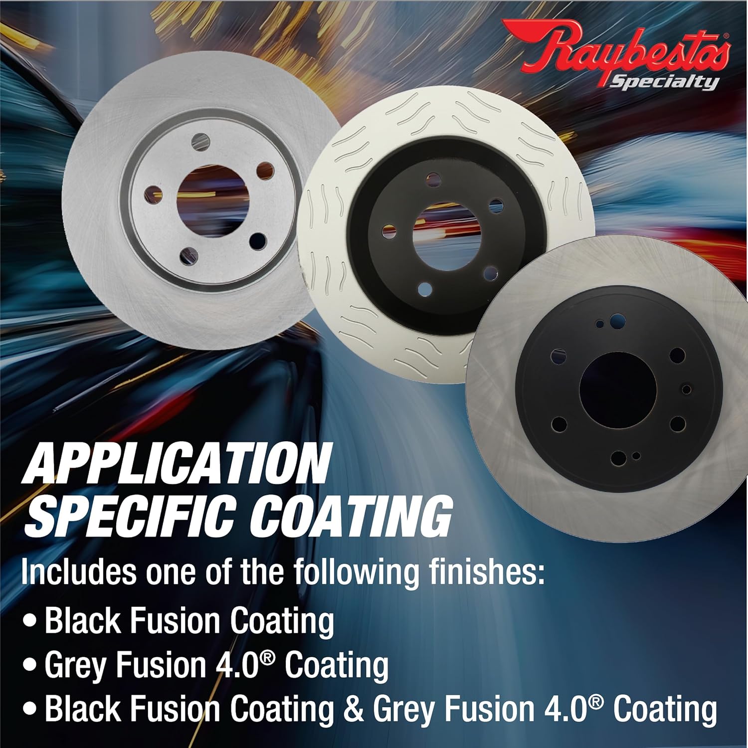 Raybestos Specialty Street Performance Automotive Replacement Rear Disc Brake Rotor for Select 2015-2020 Chevrolet Colorado, 2015-2020 GMC Canyon (582039PER)