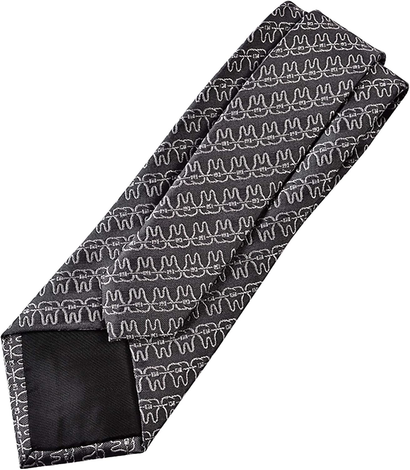 Orthodontist Tie - Men's Dental Gift - Tooth & Teeth Design - Oral Hygienist Present