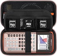Vista 1 de Funda rígida para calculadora gráfica de color Texas Instruments TI-84 Plus CE/TI-84 Plus/TI-83 Plus CE/Casio fx-9750GIII, soporte de almacenamiento