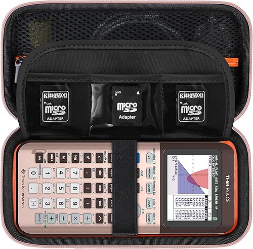 Funda rígida para calculadora gráfica de color Texas Instruments TI-84 Plus CETI-84 PlusTI-83 Plus CECasio fx-9750GIII, soporte de almacenamiento
