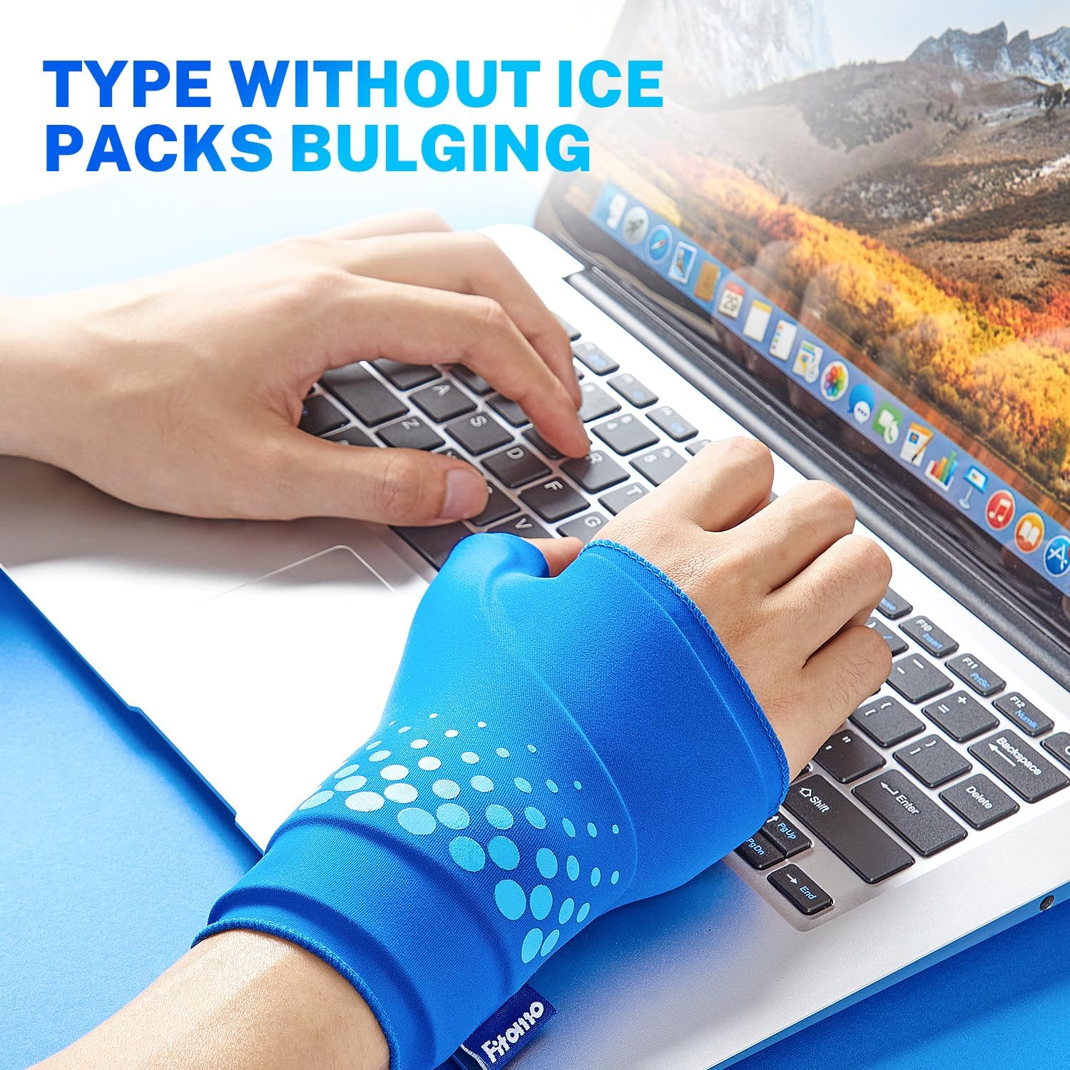 Thumb & Wrist Ice Pack Wrap, Thickened Ice Gel Pad, Ergonomic Fit, Long Lasting Cold & Warm for Carpal Tunnel Relief, Arthritis, Computer Overuse Injuries, Post-Surgery, Post-Workout, Size S/M - Image 4