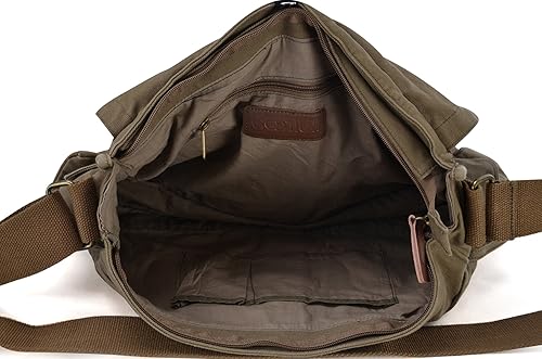 Miniatura 4 de Gootium Vintage - Bolso bandolera de lona estilo británico