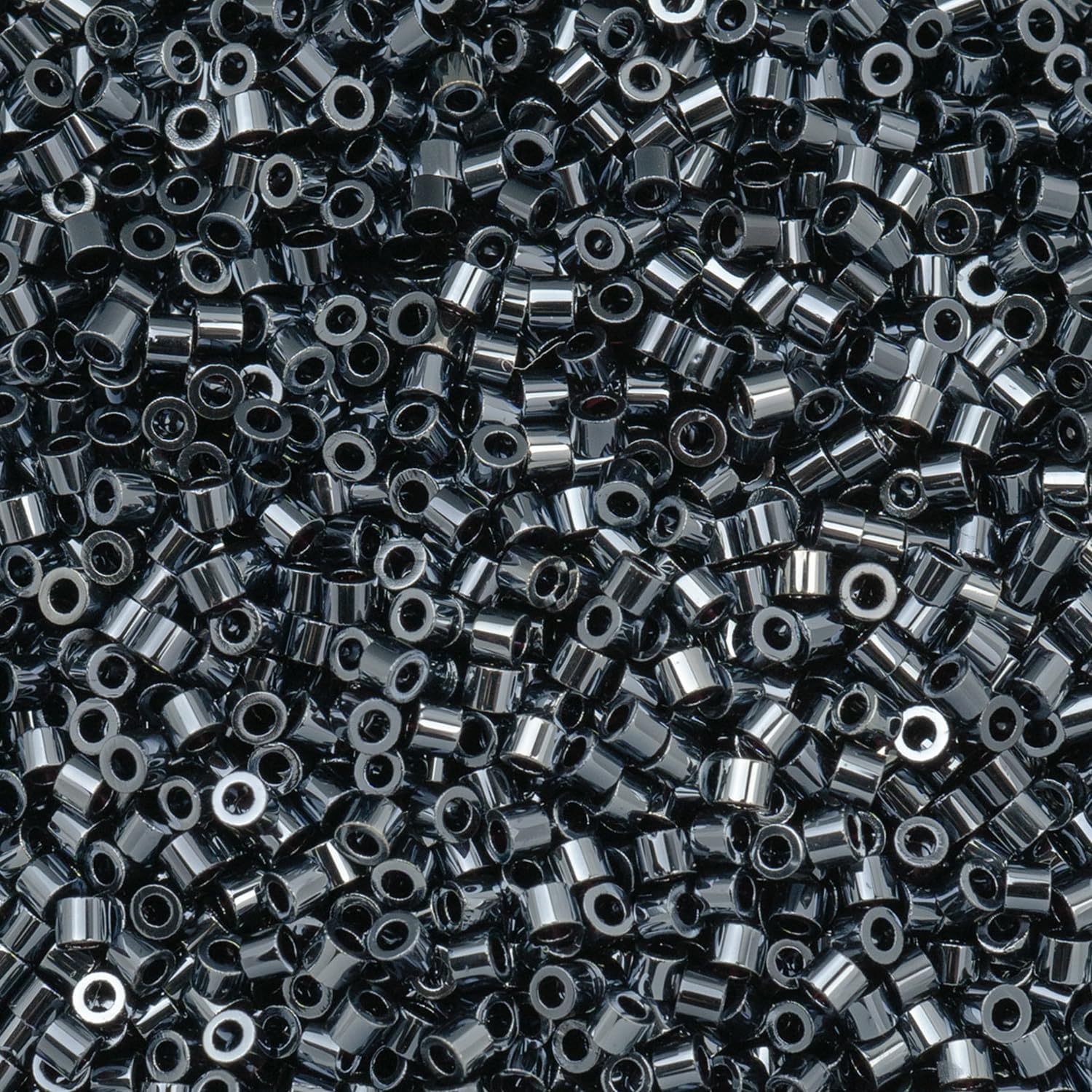 John Bead 25g Cylin Beads Gunmetal 11/0 Glass Cylindrical Seed Beads for Jewelry Bracelets Necklaces Earrings Making Embroidery Home Decor