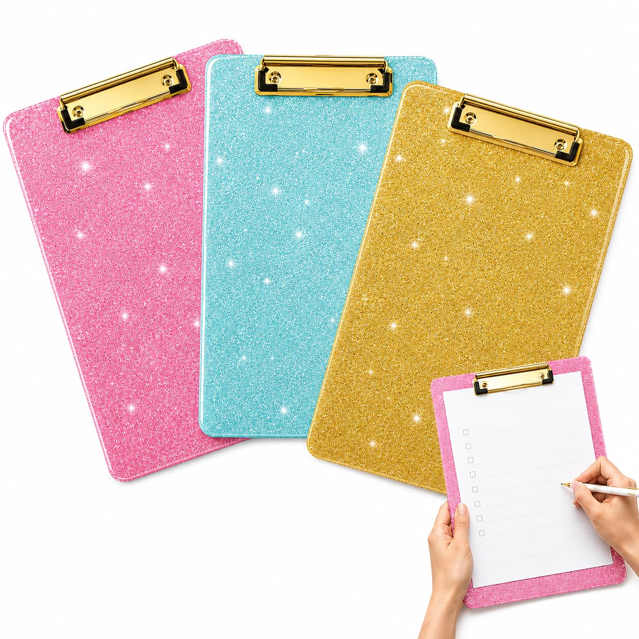 3 Pcs A4 Clipboard, Clip Boards A4, Clipboard Folder