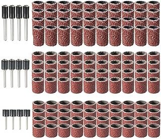 102/132Pcs Nails Sanding Rings Bands Electric Manicure Nails Drill Bits Gel Polishing Removal Pedicure Tool Resistant Grinding Sleeves