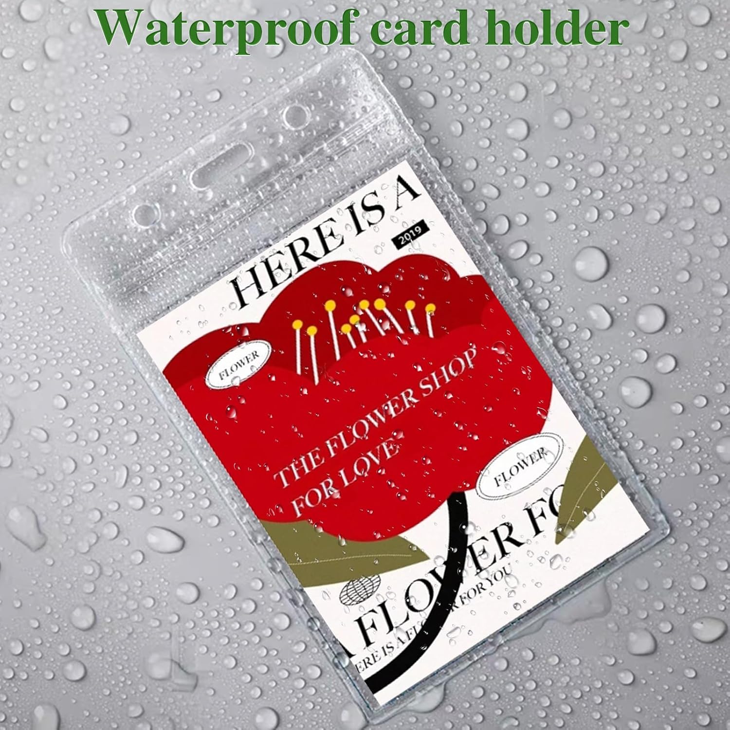 300 Pack Name ID Badge Holder,Plastic Badge Holder for Lanyard, Vertical Extra Thick 3.9" x 2.7" Waterproof Name tag Holder for School/Office/Hospital/Exhibition/Party/Badge Swipe Cards or Credit Card - Image 6