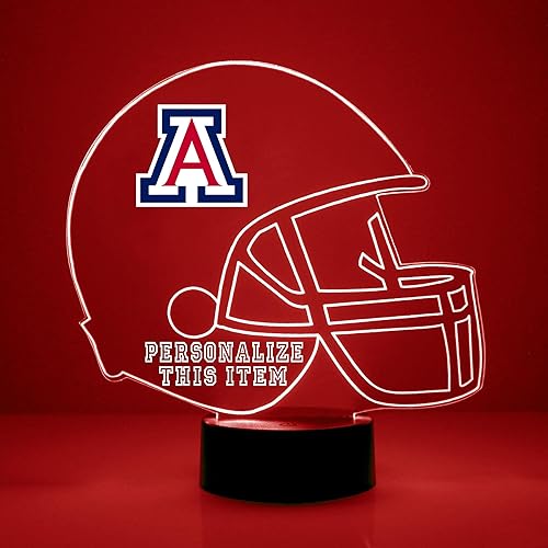 Miniatura 50 de Lámpara de luz nocturna con letrero LED de la Universidad Estatal de Louisiana Tigers con control remoto, pantalla iluminada con nombre o imagen