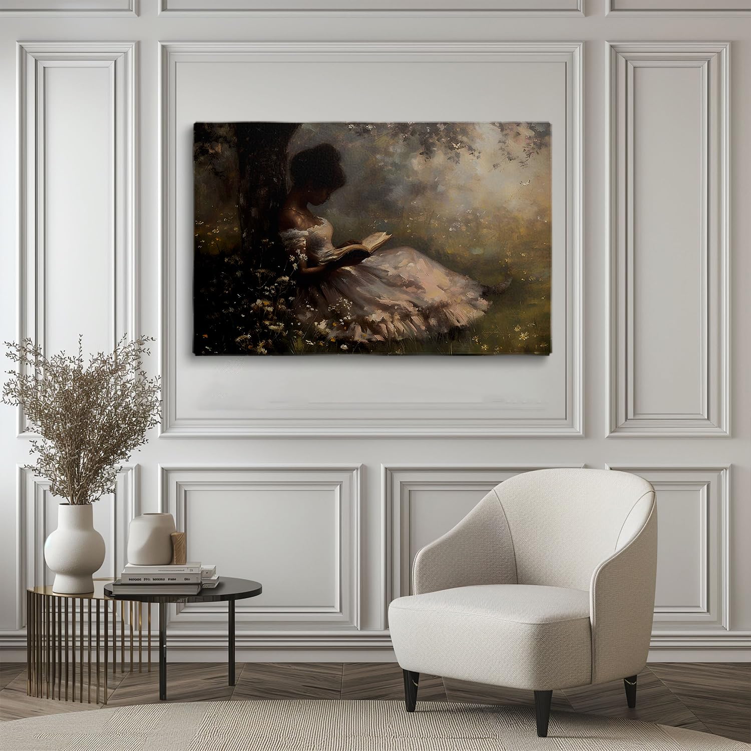 Amazon.com: Vintage Black Art, Moody Victorian Art, Black Woman